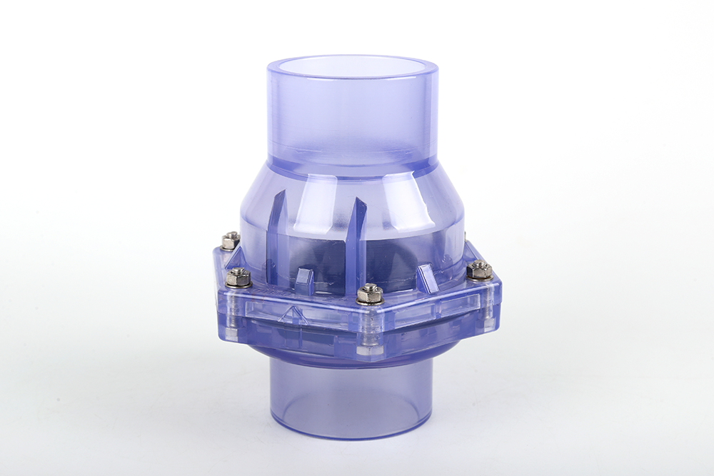 新抚透明翻板式止回阀